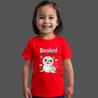 Sealed with a Hug T-Shirt – Cute & Comfy Tee for Babies & Kids