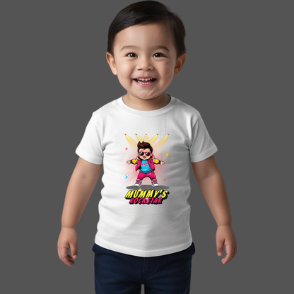 Mummy’s Rockstar Toddler T-Shirt – Cute & Trendy Baby Tee for Boys