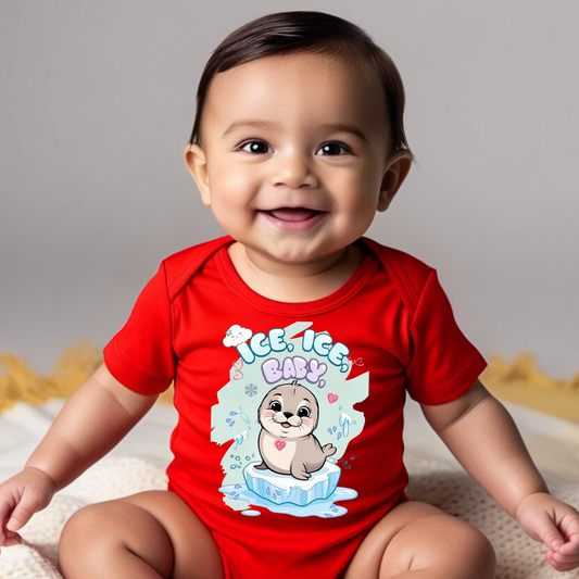 Ice, Ice Baby Romper – Cool & Cozy Baby Outfit (Unisex)