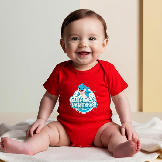 Cuteness Unleashed Romper – Soft & Playful Baby Outfit (Unisex)