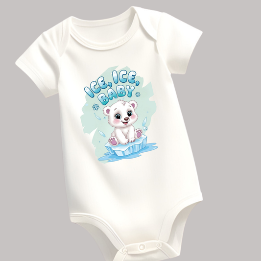 Ice, Ice Baby Romper – Cool & Cozy Baby Outfit (Unisex)