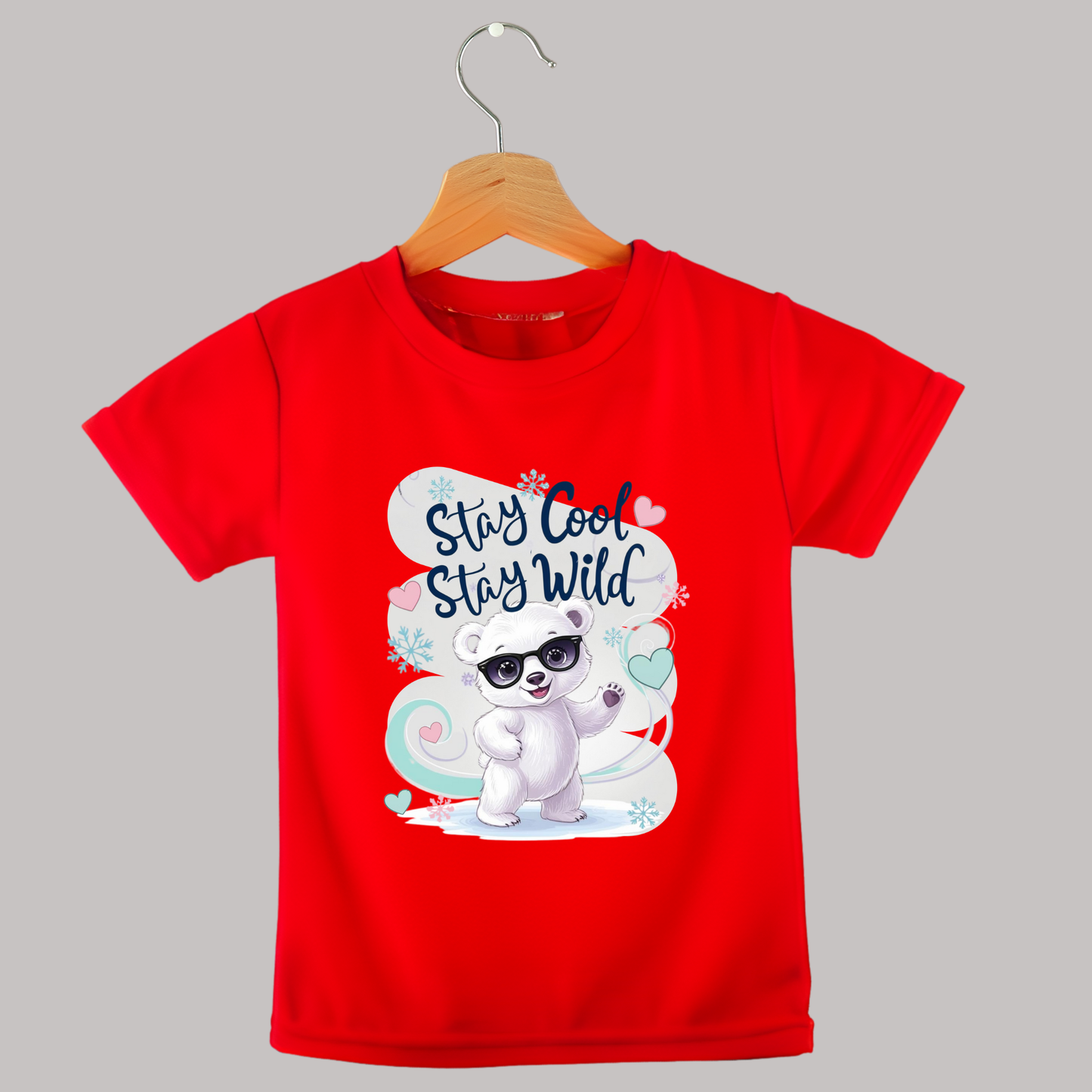 Stay Cool, Stay Wild T-Shirt – Trendy & Fun Tee for Babies & Kids
