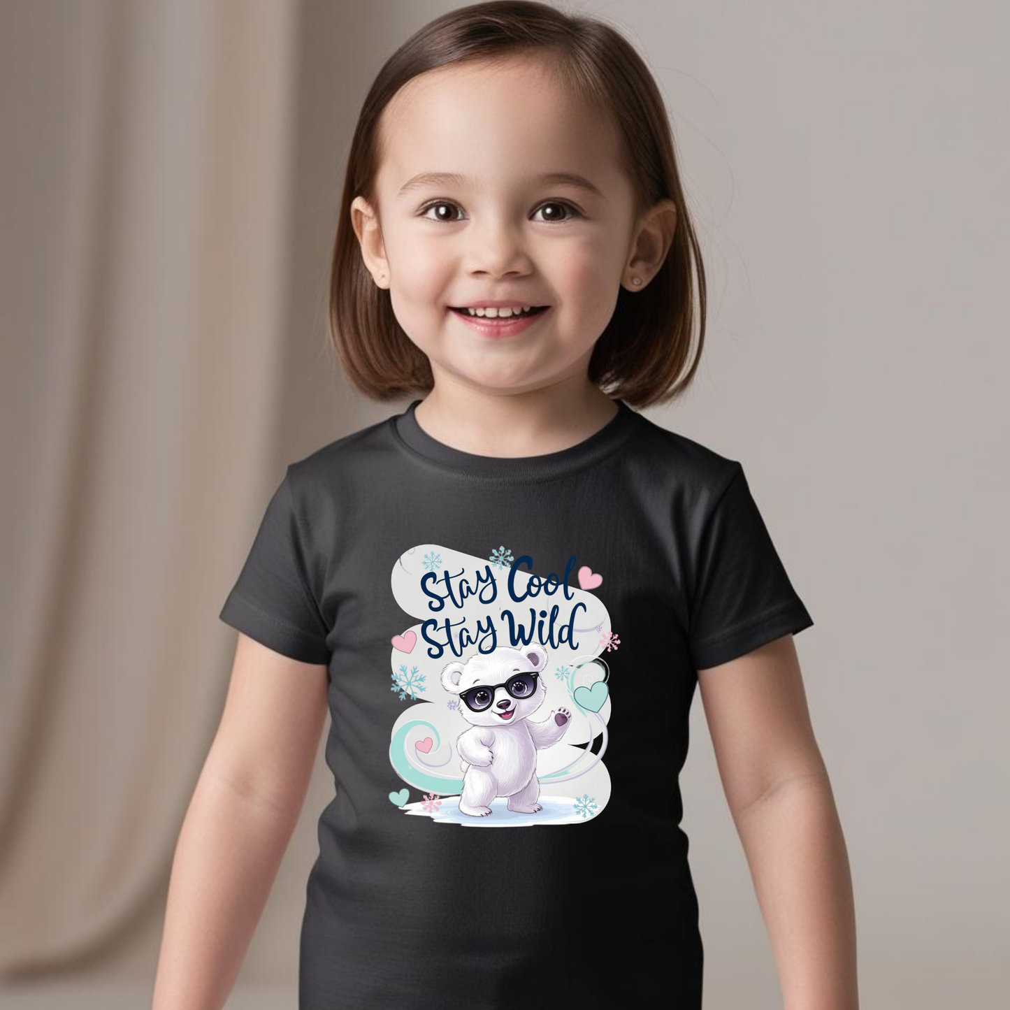 Stay Cool, Stay Wild T-Shirt – Trendy & Fun Tee for Babies & Kids