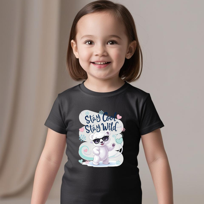 Stay Cool, Stay Wild T-Shirt – Trendy & Fun Tee for Babies & Kids