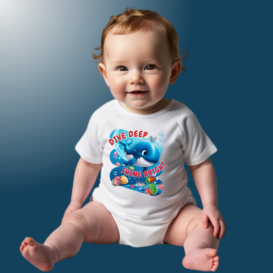 🌟 Dive Deep, Shine Bright - Summer Special Romper ( unisex)
