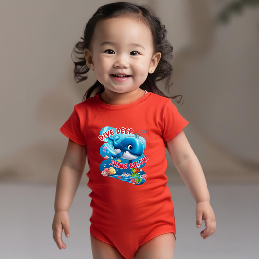 🌟 Dive Deep, Shine Bright - Summer Special Romper ( unisex)