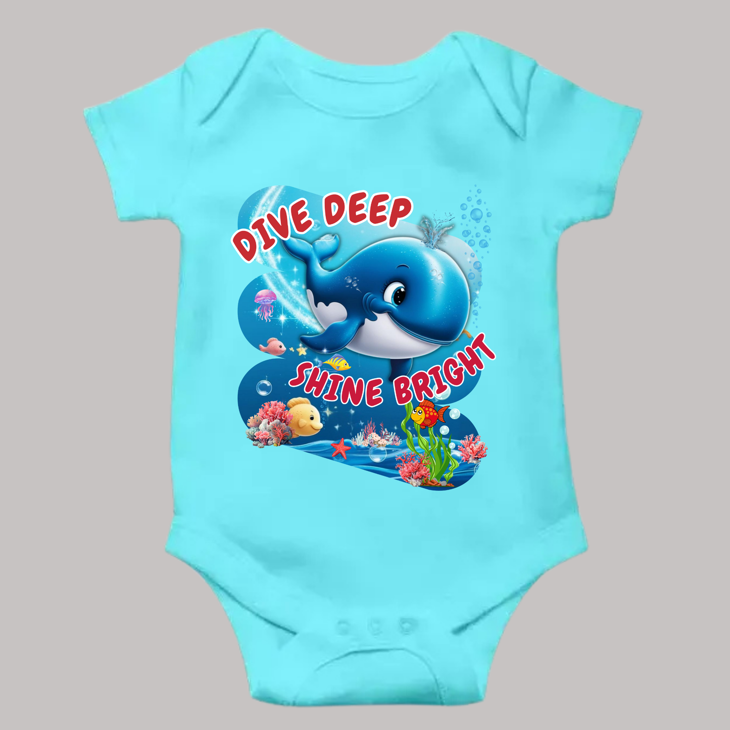 🌟 Dive Deep, Shine Bright - Summer Special Romper ( unisex)