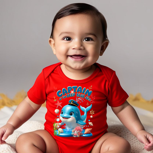 🧢 Captain of the Deep Blue Sea - Cool Summer Romper (Unisex)