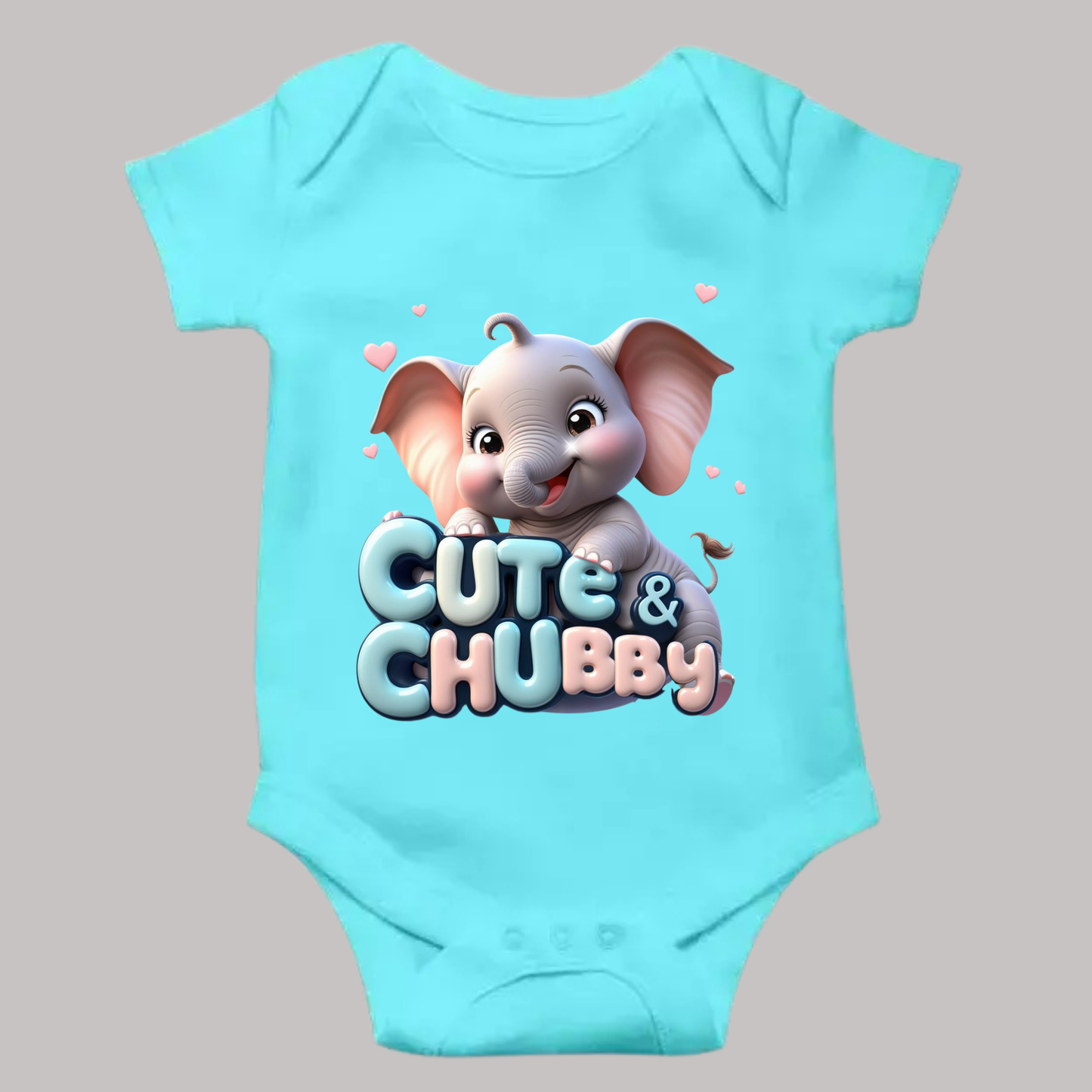 Cute and Chubby - Unisex Baby Romper