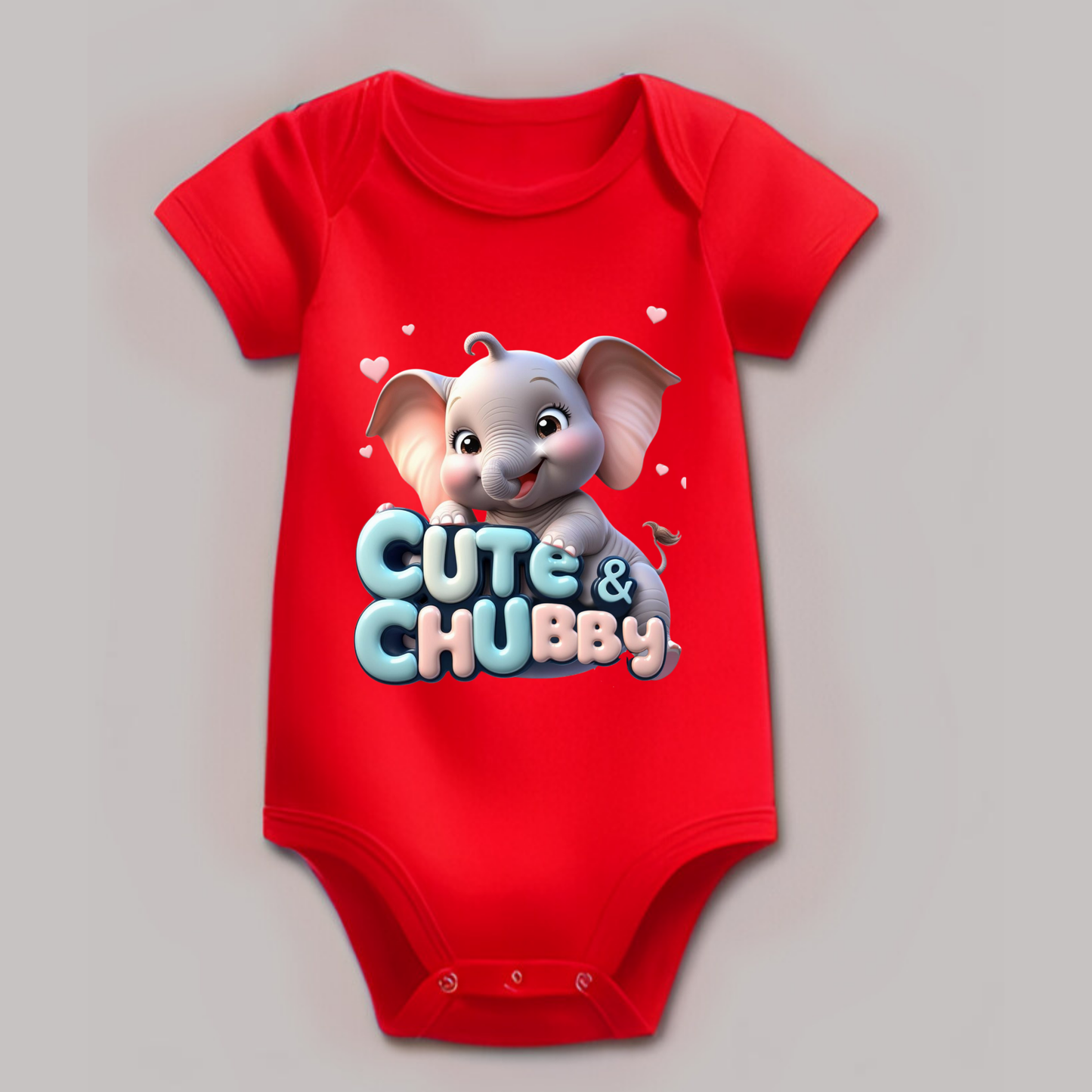 Cute and Chubby - Unisex Baby Romper