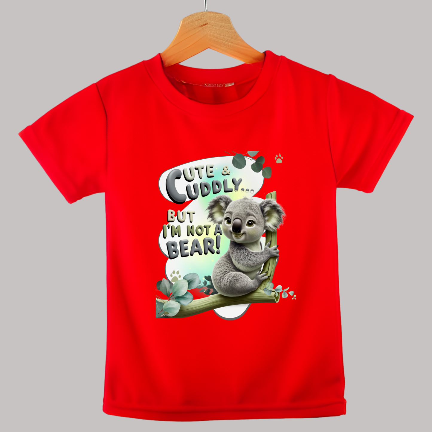 Cute & Cuddly - Koala Kids T-Shirt | 100% Cotton | Made in India