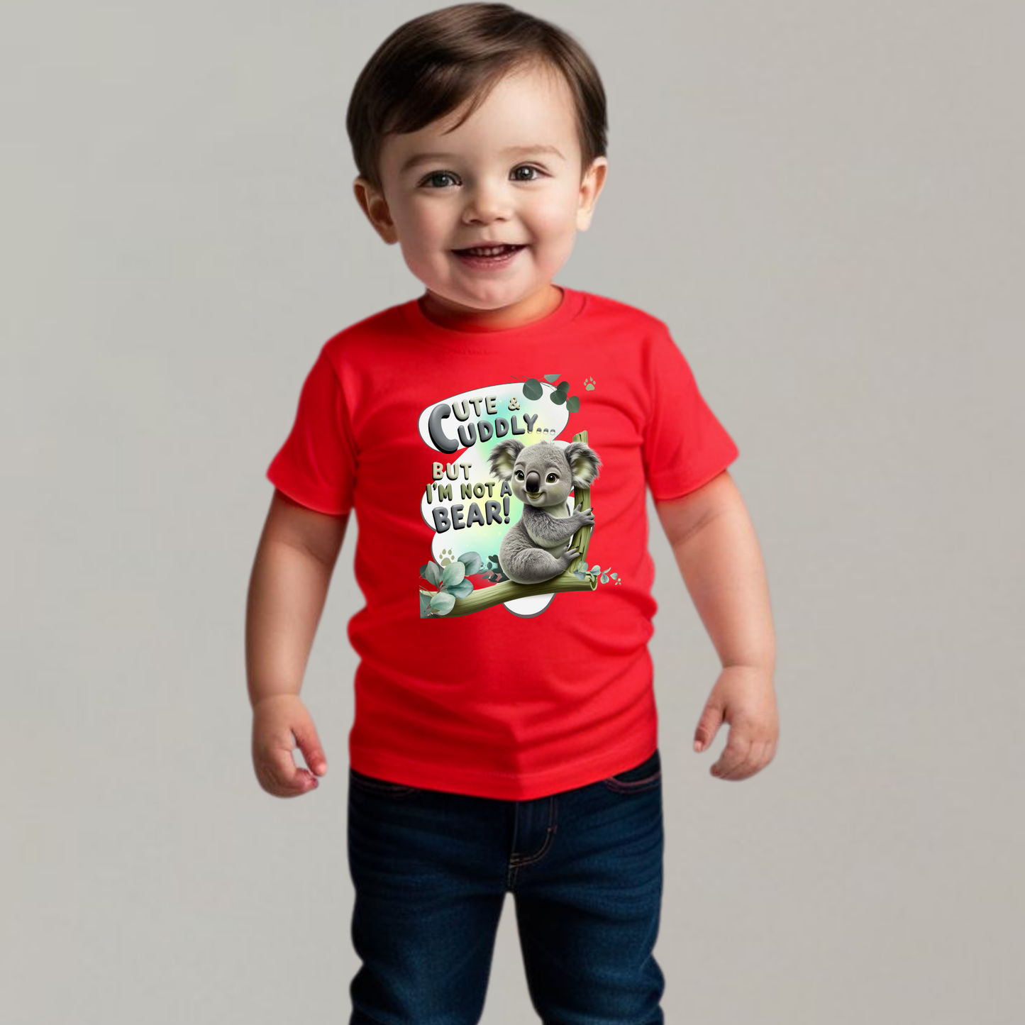 Cute & Cuddly - Koala Kids T-Shirt | 100% Cotton | Made in India