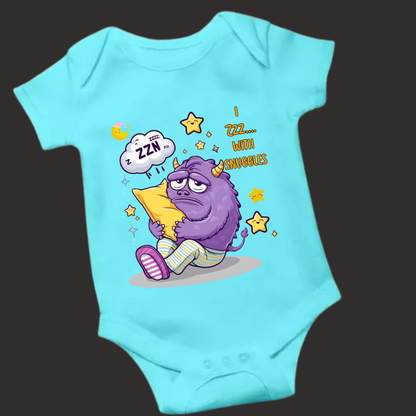 I Zzz.... with Snuggles – Cozy Baby Romper ( unisex)