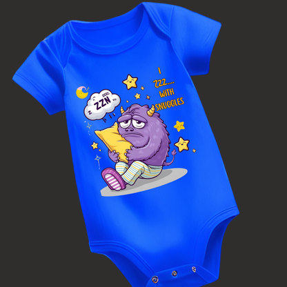 I Zzz.... with Snuggles – Cozy Baby Romper ( unisex)