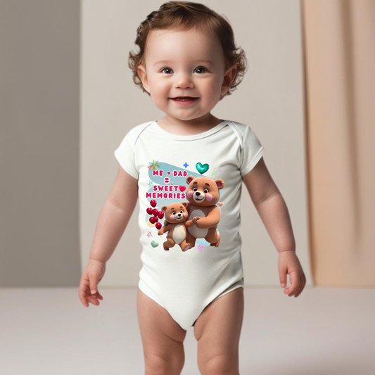Me + Dad = Sweet Memories | Baby Romper