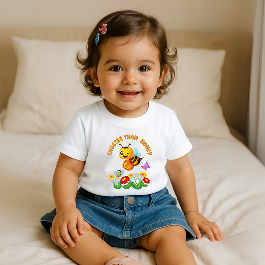 Sweeter Than Honey Baby Unisex T-shirt | 100% Cotton