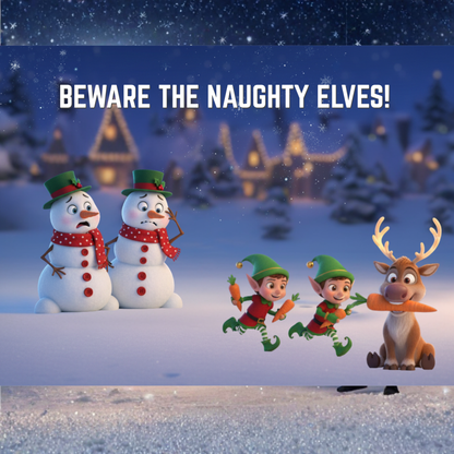 Snowman, Naughty Elves & Reindeer – Christmas Puzzle