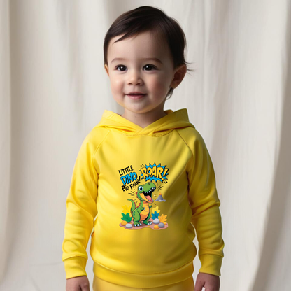 Baby Dinosaur Sweatshirt Hoodie - 'Dino-Love' Design | Soft Cotton Hoodie |Unisex