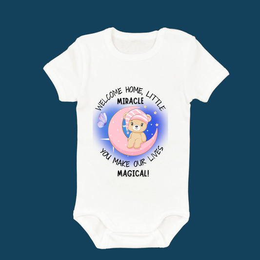 Welcome Home Baby Romper - Unisex -(0-5 months)