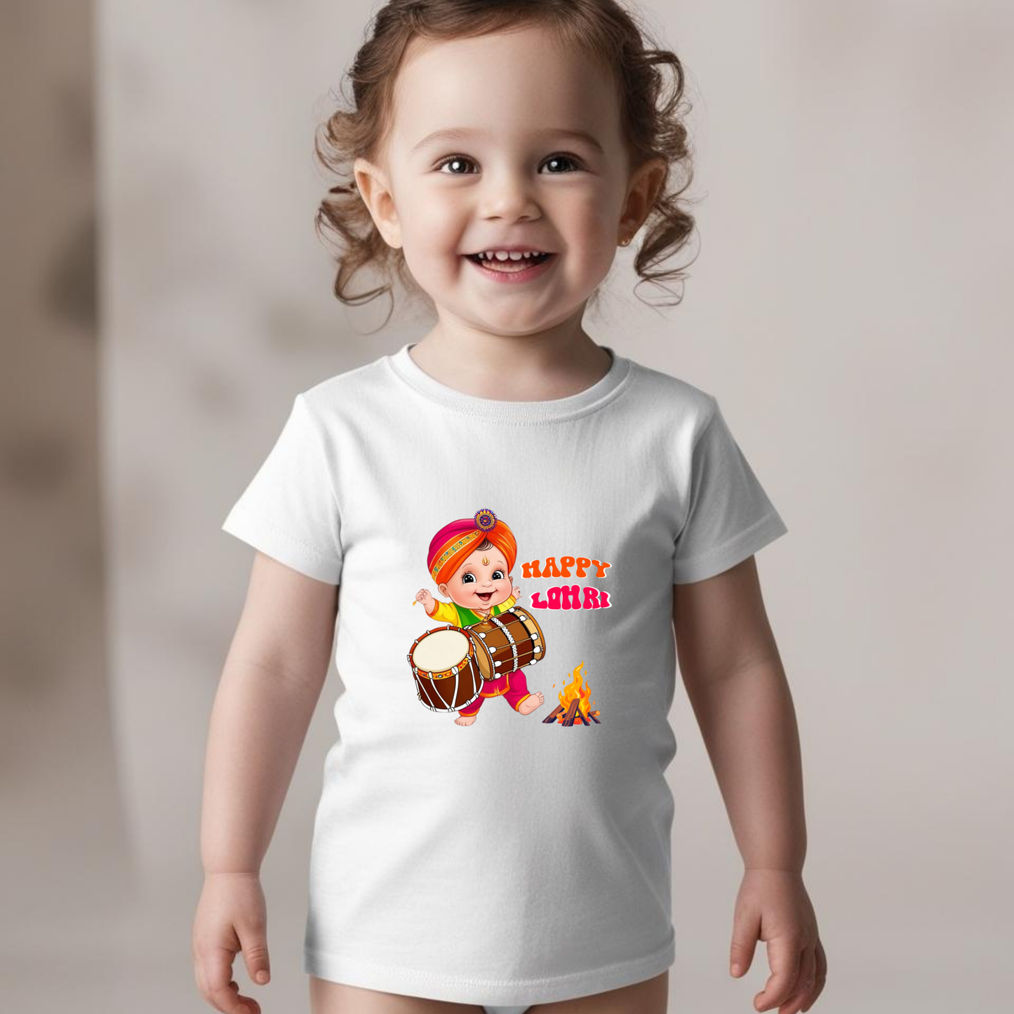 Adorable Lohri T-shirts – Celebrate Your Baby's First Festival in Style!