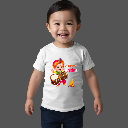Adorable Lohri T-shirts – Celebrate Your Baby's First Festival in Style!