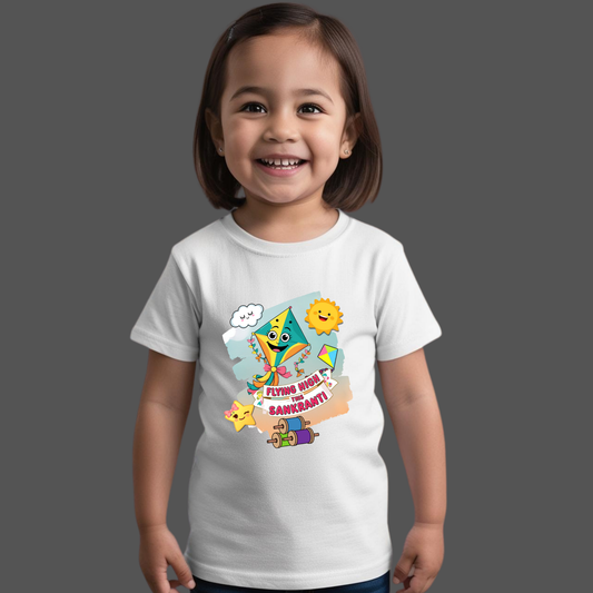 Makar Sankranti Baby T-shirt – Cute Festive Outfit for Toddlers