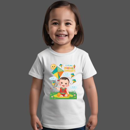 Makar Sankranti Baby T-shirt– Cute Festive Outfit for Toddlers