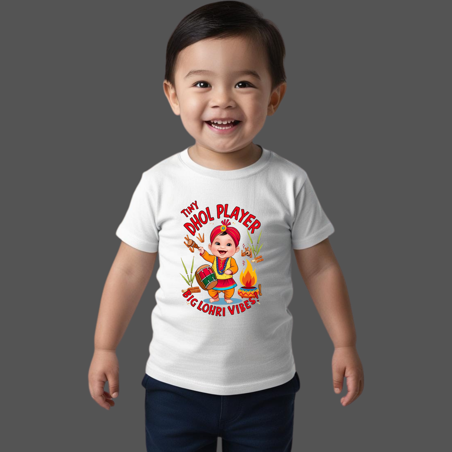 Adorable Lohri T-shirts – Celebrate Your Baby's First Festival in Style!