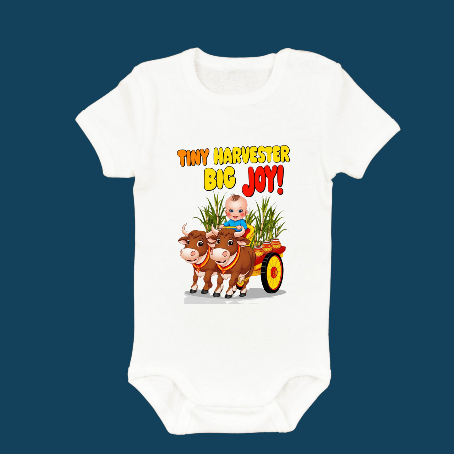 Custom Pongal Rompers for Toddlers