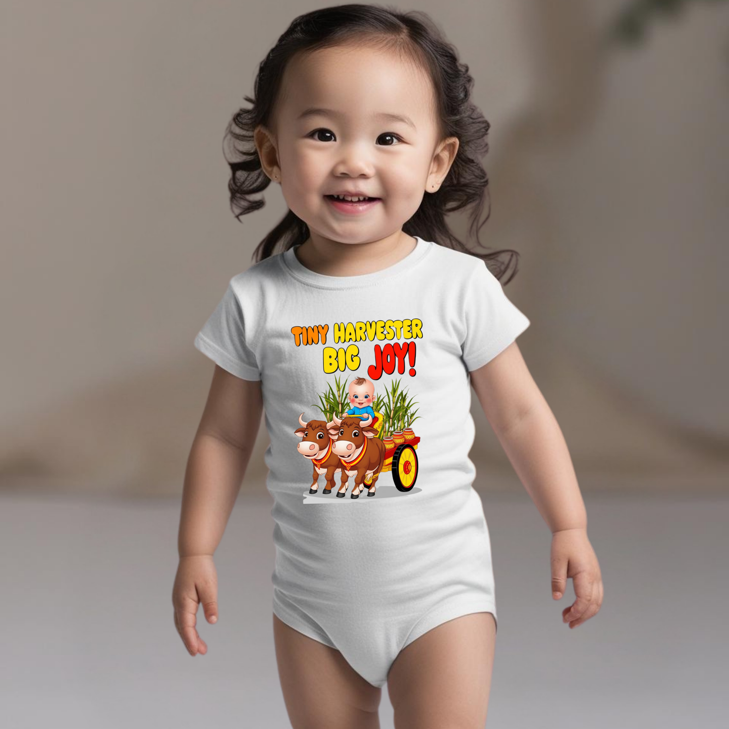 Custom Pongal Rompers for Toddlers